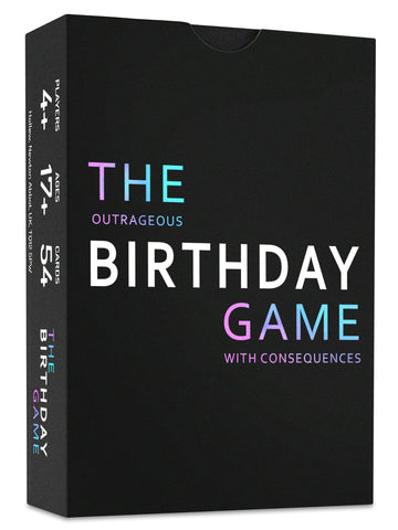 The Outrageous Birthday Card Game | mature-themed Games for Birthdays | Party Games | Birthday Gifts for Women & Men  Party Gift Ideas for Him or Her  Boyfriend and Girlfriend | Fun Card Games for mature-themeds