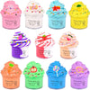WUJYLY Butter Slime Kit 11 Pack  Scent  Stretchy  and Non-Sticky  with Peach Strawberry  Grape Slime Charms  Stress Relief  Educational Slime  Birthday Gifts Prize Party Favors for Girl Boys Kids 6-12
