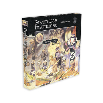 RockSaws Green Day Insomniac Jigsaw Puzzle - 500 Pieces, 16x16 inches, Paperboard, Colorful Design