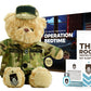 Zzz Bears Sgt Sleeptight Army Teddy Bear With Storybook & Sleep System, Comforting Gift For Army Kids, Helps With Bedtime Routin