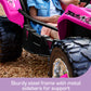 Power Wheels Dune Racer Extreme Ride-On Battery-Powered Vehicle For Preschool Kids, Multi-Terrain Traction, Seats 2, Pink