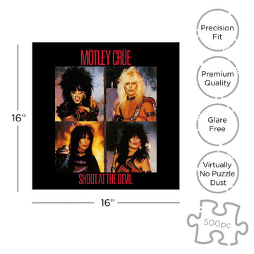Motley Crue Shout At The Devil (500 Piece Jigsaw Puzzle)
