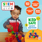 Skoolzy Montessori Sensory Pegboard 33 Piece Set - Develop Sensory Play Occupational Therapy Stem Learning Educational Toys For Kids 2+ - Includes Foam Board, Lacing String, Dice, Storage Bag, Ebook