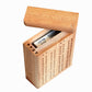 WE Games Wooden Travel Cribbage Board Set, Small 2-Track, Gold with Card Storage & Metal Pegs