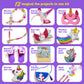 Unicorn Craft Kit for Girls - 12 Projects - Gifts for 5 Year Old Girl - Arts and Crafts for Kids 4-8 - Toys for Ages 5-7 - 4 5 6