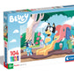 Clementoni - 27171 - Supercolor Puzzle Bluey - 104 Pieces - Jigsaw Puzzle For Kids Age 6 - Made In Italy