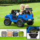 NEWQIDA 24V Ride on Toys for Big Kids Battery Powered Electric Vehicles 2 Seater Electric Car with Remote Control 4x4 Ride on Tr