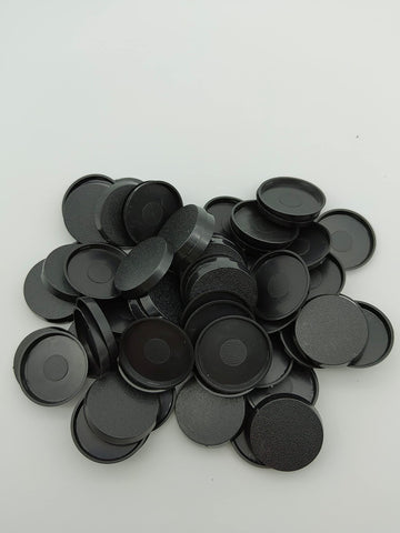 Lot Of 60 28.5Mm Round Bases Used For Warhammer 40K + Aos Games Workshop Bitz