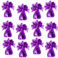 The Dreidel Company Metallic Balloon Weights, Birthday Party Favors, Novelty And Gag Gifts, 5.5' Inches, 12-Pack (Purple)