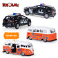 KIDAMI Die-cast Metal Toy Cars Set of 5, Ambulance with Openable Doors, Model ST20200215, Gift Pack for Kids