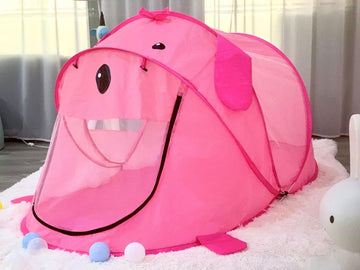 Baodian Kids Play Tents - Collapsible Tent For Boys Girls Gift - Large Foldable Playhouse Indoor/Outdoor Fun - Pop Up Tent Toys
