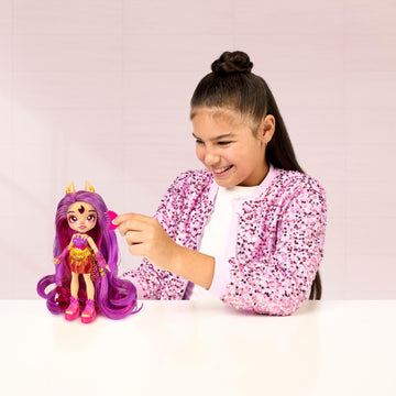 Magic Mixies Pixlings Deluxe Pack, Pippa The Firehorse, Shimmer Reveal, Create & Mix Potion That Magically Reveals 6.5'' Pixling