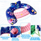 Inflatable Pool Float Chair - 2 Pack Pool Floating Chair Adult Pool Float Seat With Cup Holder And Headrest, Portable Lounge Flo