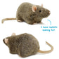 TigerHart 7 Inch Reuben The Rat Plush Mouse - White Acrylic Stuffed Animal