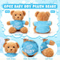 Silipull 6 Pcs Baby Shower Bear Bulk 12 Inch Stuffed Animal Bear Cute T Shirt Plush Bears Toy Gift Fluffy Decorations For Baby S
