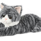 Cuckool Gray Tabby Cat Stuffed Animals, Microwavable Stuffed Animals Heating Pad For Cramps, Pain Stress Relief, Heatable & Cool