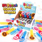 Winrayk Donut Bubble Wands For Kids Party Favors, 24 Large Bubbles Bulk, Carnival Prizes Easter Goody Bag Stuffers Pinata Filler Birthday Gift, Girls Boys Summer Beach Outdoor Toys Donut Party Favors