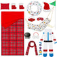 Kacctyen 19 Pcs Astronaut Themed Christmas Elf Doll Accessories Include Christmas Doll Sleeping Bag Astronaut Hat Suit Scarf Gla