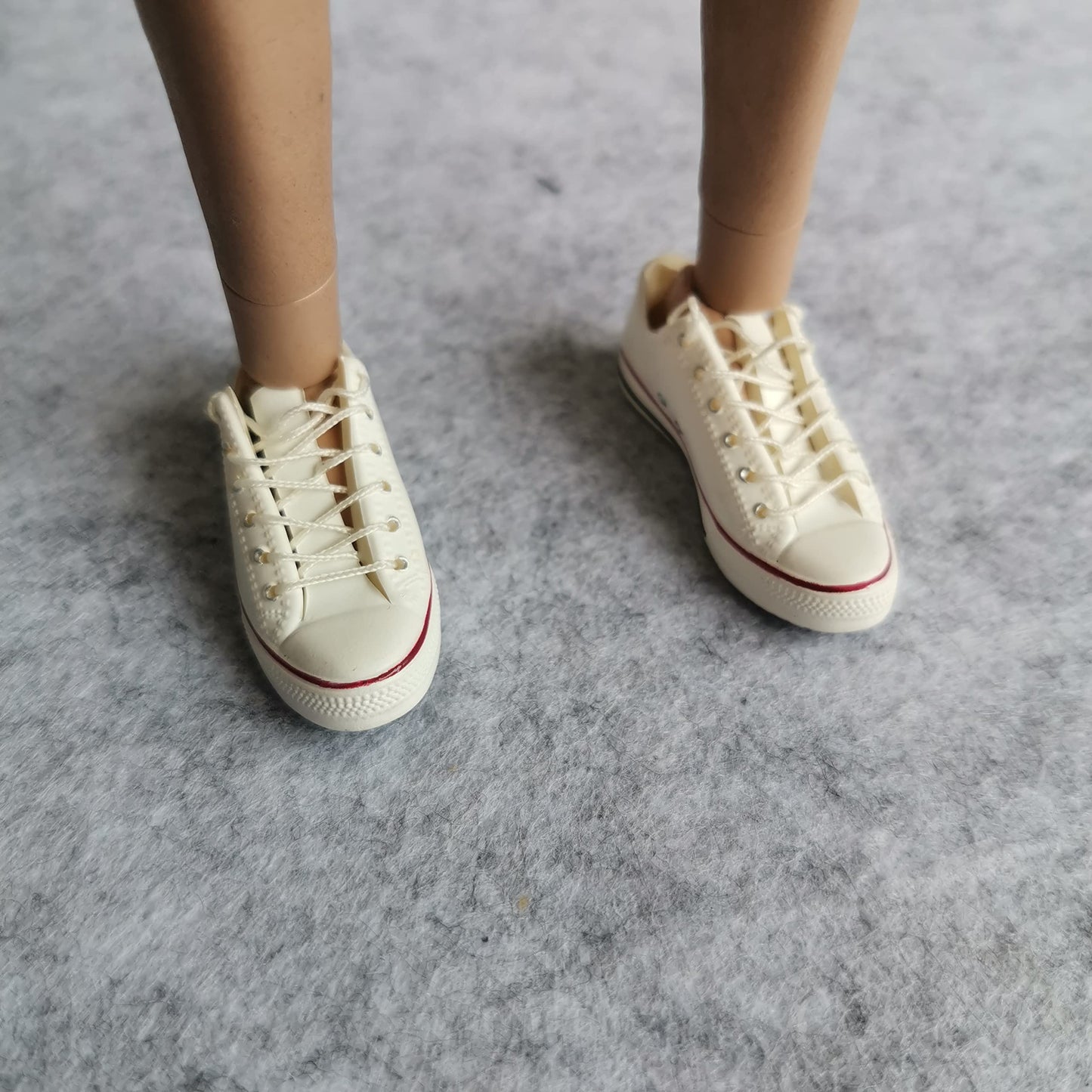 1:6 Scale Figure Shoes Sneakers Shoe For 1/6 12 Inch Male Action Figure Toy (White)