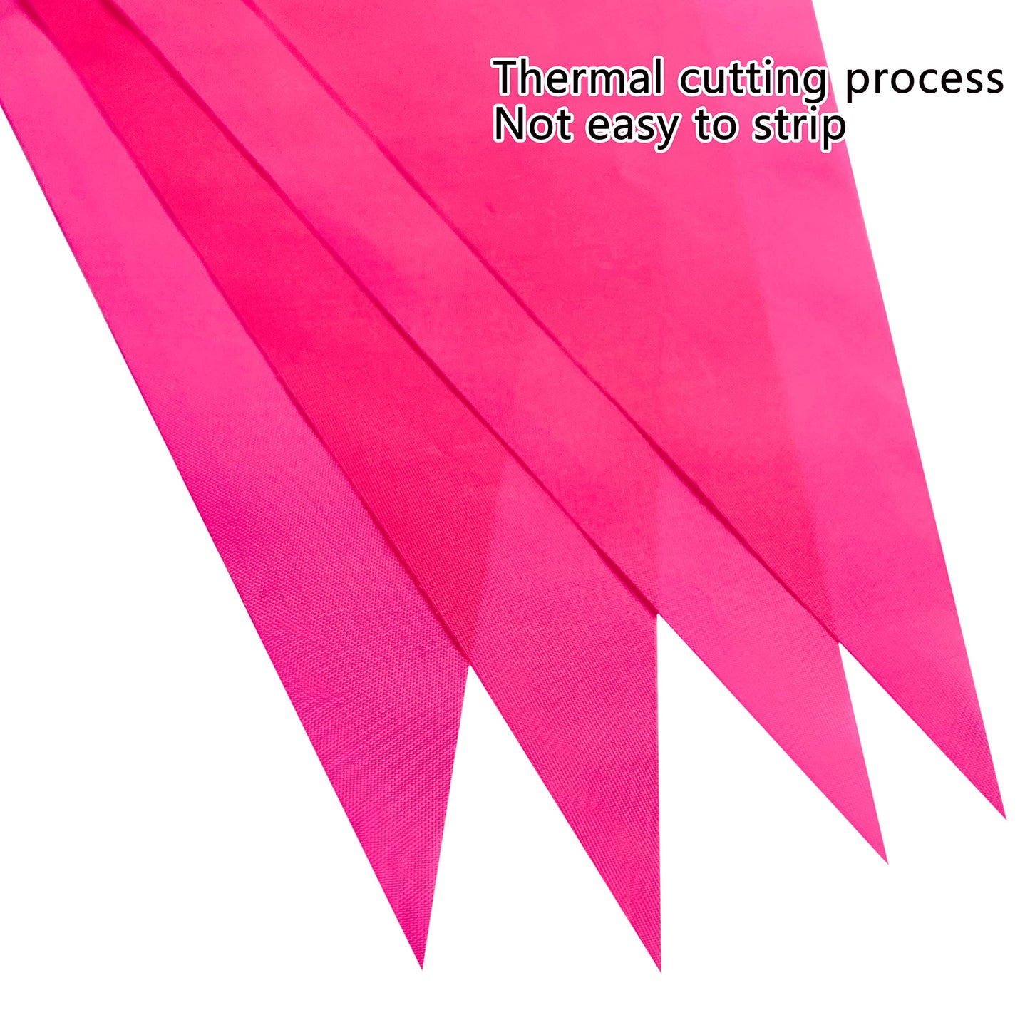 Lybutty 100 Feet Pink Pennant Banners Flags String Hanging Triangle Bunting Flags,Party Decorations For Grand Opening,Kids Birth