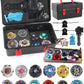 Bey Battling Top Toy cutting edge Set 12 Spinning Tops 3 Launchers Metal Fusion Gyro Game with Portable Storage Box Gift for Kids Children Boys Ages 6+ 12pcs
