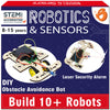 Butterflyedufields 10In1 Stem Robotics Kit For Kids Ages 8-10-12 | Diy Electronics Engineering Sensors Toy | Science Kits For Ki