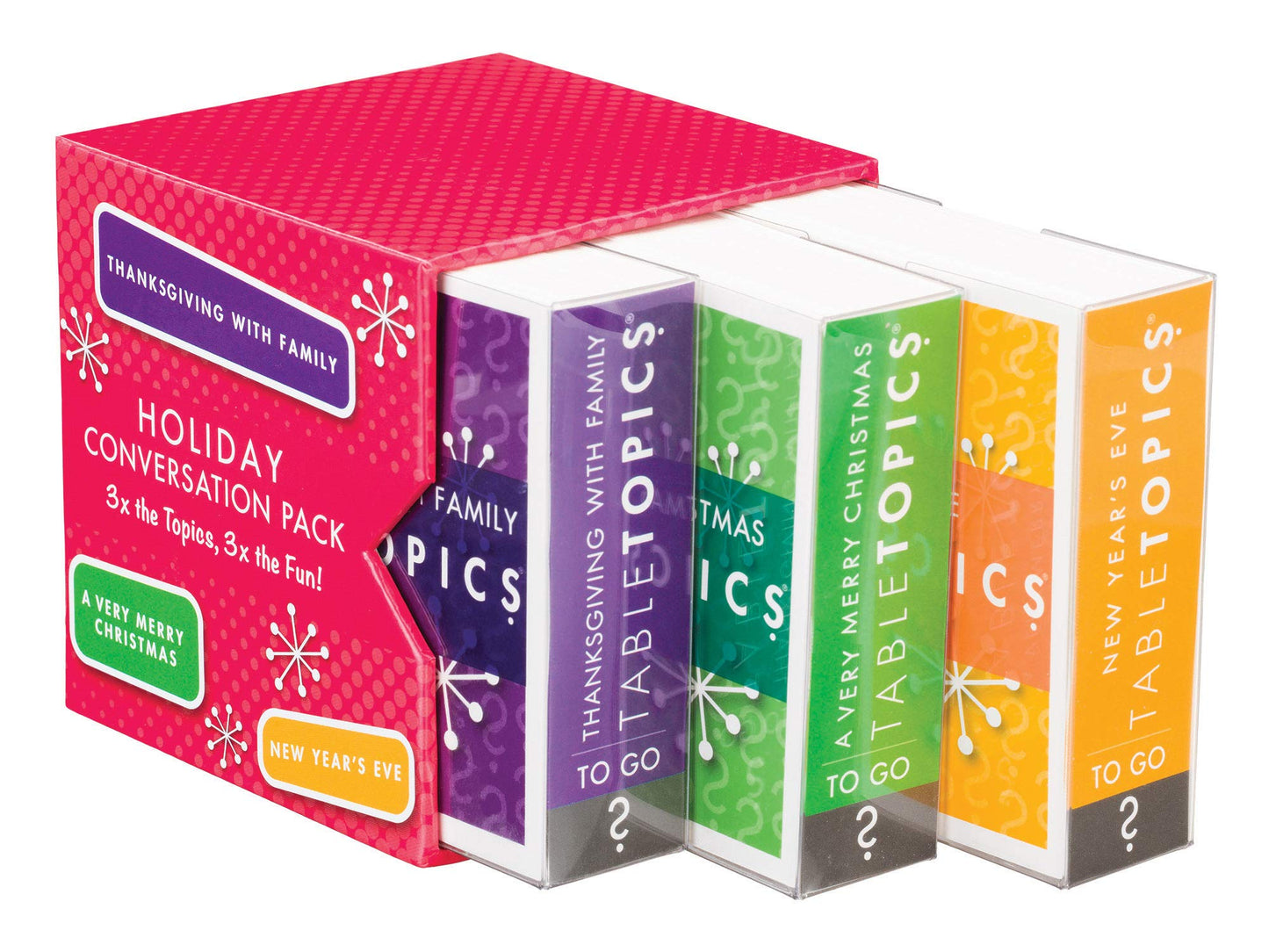 Tabletopics Holiday Conversation Pack - 120 Exciting Question Cards For All Holiday Occasions