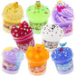 Slime Variety Pack Different Textures, 8 Pack Slime Kit For Kids, Includes Butter Slime, Rainbow Cloud Slime, Clear Bead Slime &