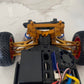 Rwlzlb For Hyper Go H16Bm Upgrades, 1/16 Rc Car Parts, Metal Upgrade Aluminum Accessories, Gold Replacement Parts Kit For H16Bm
