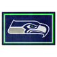 FANMATS 6606 Seattle Seahawks 4ft. x 6ft. Plush Area Rug