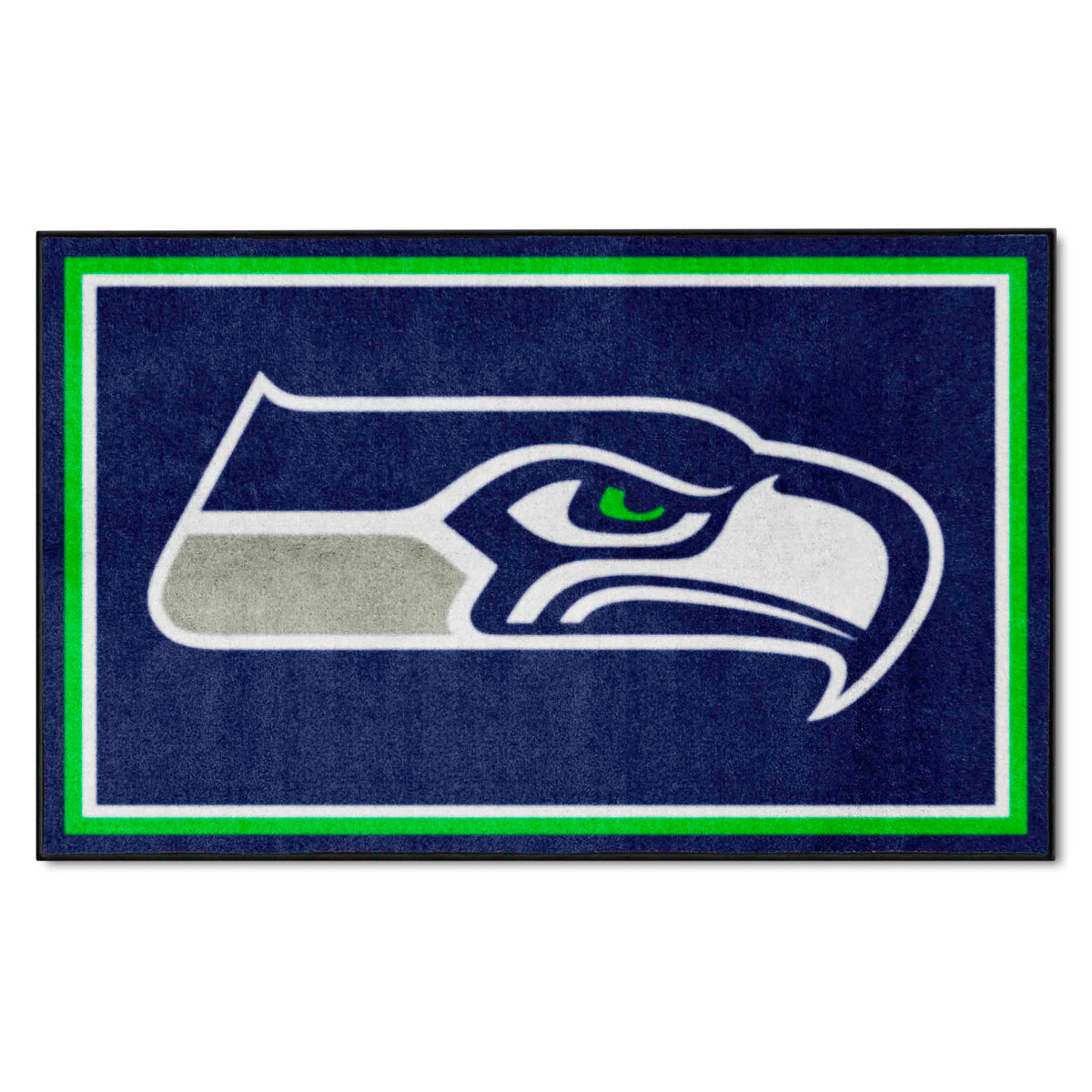 FANMATS 6606 Seattle Seahawks 4ft. x 6ft. Plush Area Rug