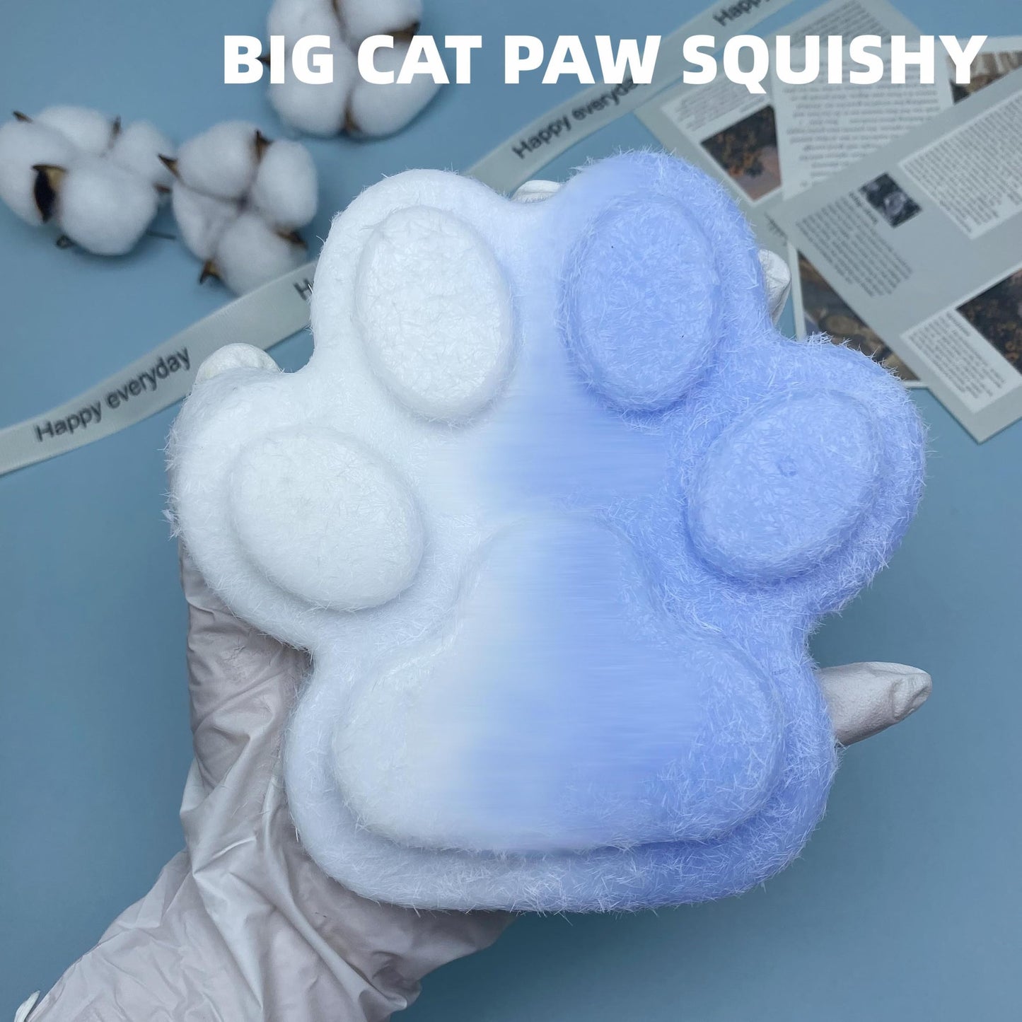 Big Cat Paw Squishy 5.5 Inch Large Size Squishies Squeeze Toys Pinch Family Squishy Cute Soft Silicone Giant Cats Paw Tangcii Fidget Stress Relief Sensory Toys