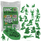 Bmc Marx Plastic Army Men Us Soldiers - Green 31Pc Ww2 Figures - Made In Usa