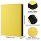 GEAoffice enhanced 1000 Trading Card Binder  Large Side Loading 16 Pocket Card Collection Binder Album Folder for MTG  TCG & Sports  Yellow