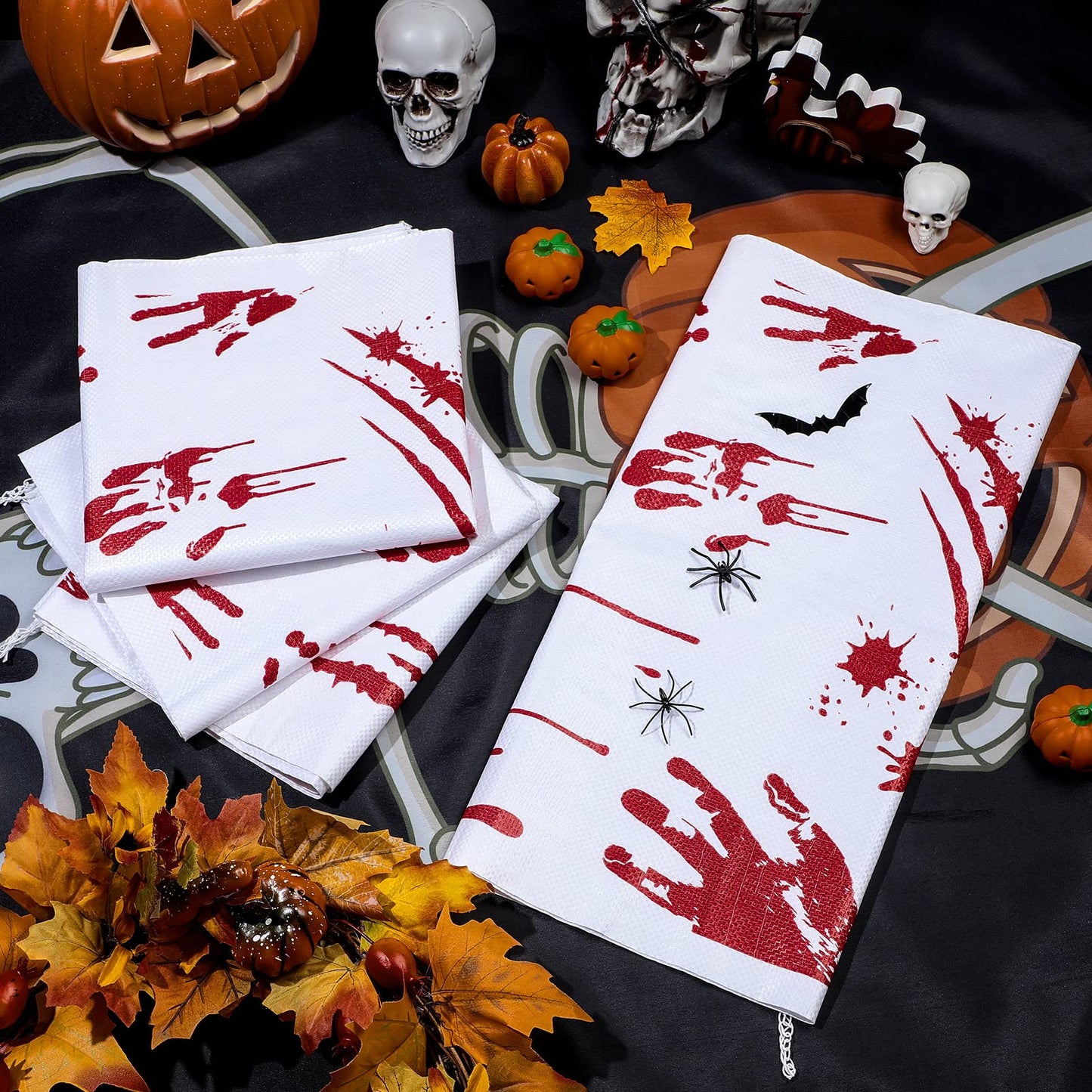 12 Pack Halloween Potato Sack Race Bags Kids Halloween Outdoor Games for Adults and Family 40 x 20 Inches Relay Race Games Party