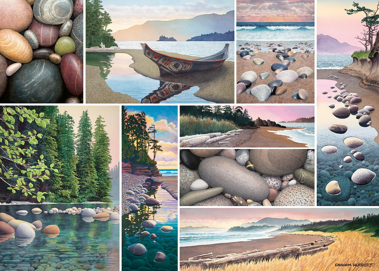 Ravensburger West Coast Tranquility 1000 Piece Jigsaw Puzzle For Adults - 12000631 - Handcrafted Tooling, Made In Germany, Every Piece Fits Together Perfectly