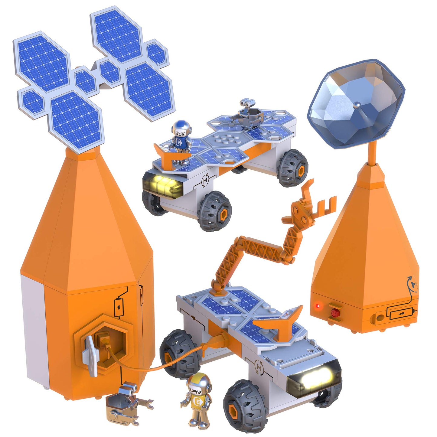 Educational Insights Circuit Explorer Rover Circuit For Kids, Space Toy, Building Set, Stem Toy, Gift For Boys & Girls, Ages 6+