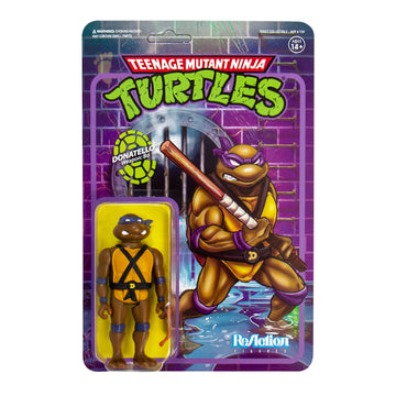 Super7 Teenage Mutant Ninja Turtles Donatello 3.75 In Reaction Figure