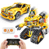 Sciencow 2-in-1 Robot Kit, 901 Pieces Remote & APP Controlled STEM Building Blocks for Kids Ages 8-14, Perfect Christmas & Birthday Gift