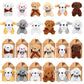 Jiytivity 24 Pcs Dog Party Favors Include 12 Mini Plush Dogs Stuffed Puppy And 12 Foldable Kraft Puppy Boxes For Adopt A Puppy P