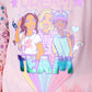 Intimo Mattel Girls' Barbie Dream Team Unicorn Best Friend Sleep Pajama Set (4)