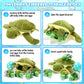 Aoriher 6 Pieces Turtle Stuffed Animal Set 12 Inch Stuffed Plush Sea Turtle Mom With 3 Babies And 2 Eggs For Kids Birthday Valentine‘S Day(Classic)