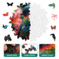 Wooden Puzzles For Adults, Finch Bird Wooden Jigsaw Puzzles 200Pcs, Medium, Unique Shape Animal Adult Puzzles, Irregular Wood Pu