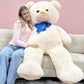 Morismos Giant Teddy Bear 5 Feet Stuffed Animal,Human Size Teddy Bear Toy For Mom,Jumbo White Stuffed Bear Plush 59 Inch Mother'