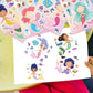 24 Sheets Make Your Own Mermaid Princess Stickers Make A Face Stickers For Kids Toddlers With Mermaid Diy Craft Stickers Kids Pa