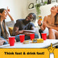WHAT DO YOU MEME? First & Last Drinking Game for Adults - Competitive Fun, Yellow, Model FL455, Paper Material