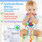 Yetonamr Baby Sensory Montessori Toys For 6-12-18 Months, Blue Pull String Teething Toy, Stocking Stuffers Birthday Gift Travel