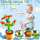 Jakcjfii Talking Cactus Toy For Kids Boys And Girls, Adjust Volume Dancing Cactus Toy Singing Mimicking Recording Toys Repeats W
