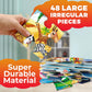 Quokka Giant Floor Puzzles For Kids Ages 3-5 - 2X3 Feet 48 Piece Puzzles For Kids Ages 4-8 - Educational Toys On Large Puzzles For Boys And Girls Ages 3-5 - Africa Toy Gift Activities