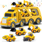 Veslier Construction Truck Toys for Boys Girls Age 1 2 3 4 5 6 Years Old